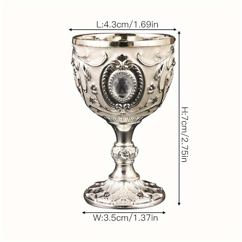 Мини-стакан для белого вина, шот-стакан, украшение, металл, золото, банкет, чай, вода, святой источник