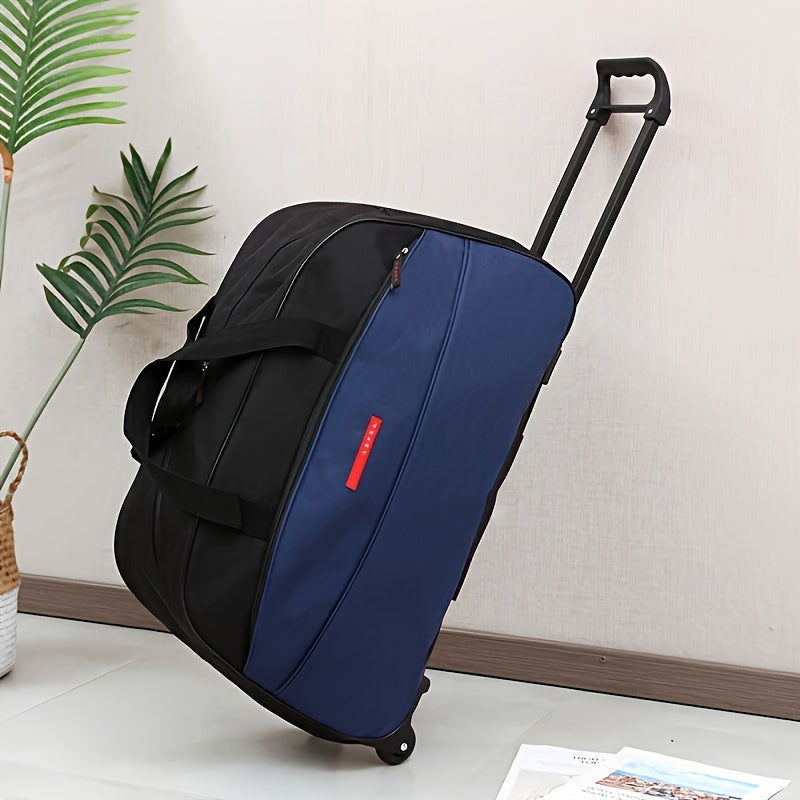 Lightweight Travel Trolley Bag with Large Capacity and Soft Fabric Material