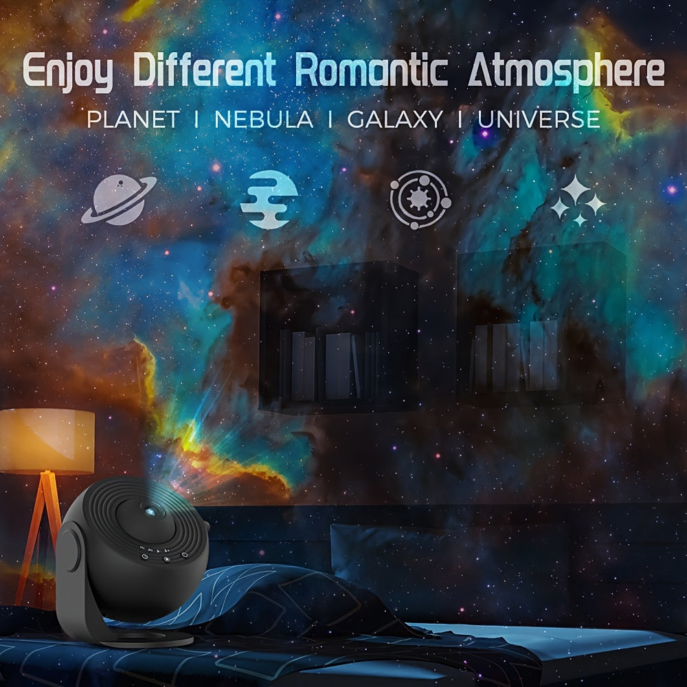 12-in-1 Star Projector Galaxy Night Light for Kids and Adults Bedroom Planetarium Aurora