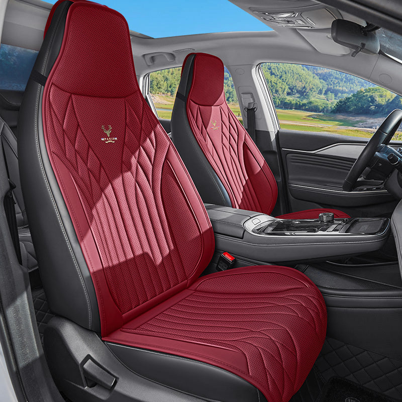 Full Set Of 5 Car Seat Covers Universal Fit Multiple Colors Easy Install