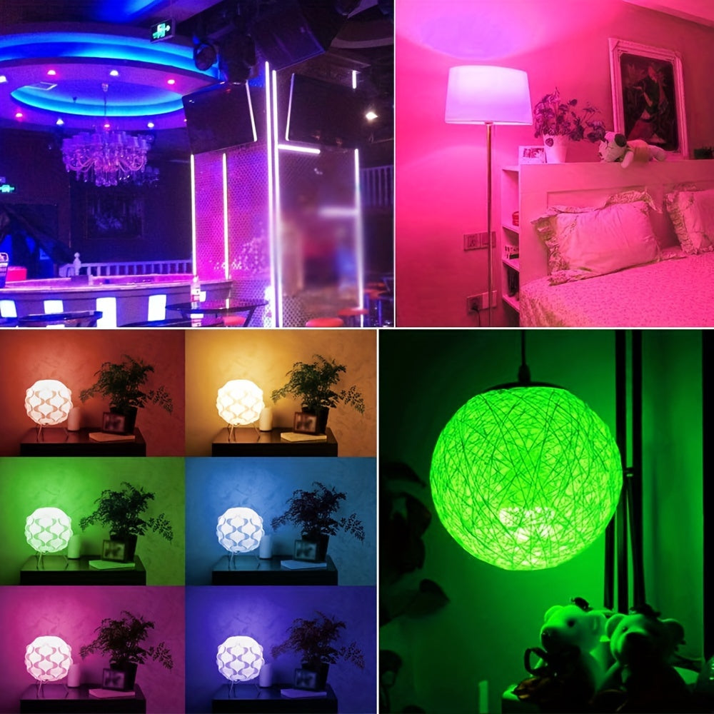 LCUTML aqlli LED lampalar RGBW rang o'zgartirish, dimmable variantlar, musiqa sinxronizatsiyasi va oson uy o'rnatish uchun ilova boshqaruvi taklif etadi. Ular energiya tejovchi va masofadan boshqarish pultiga ega, mos keladi