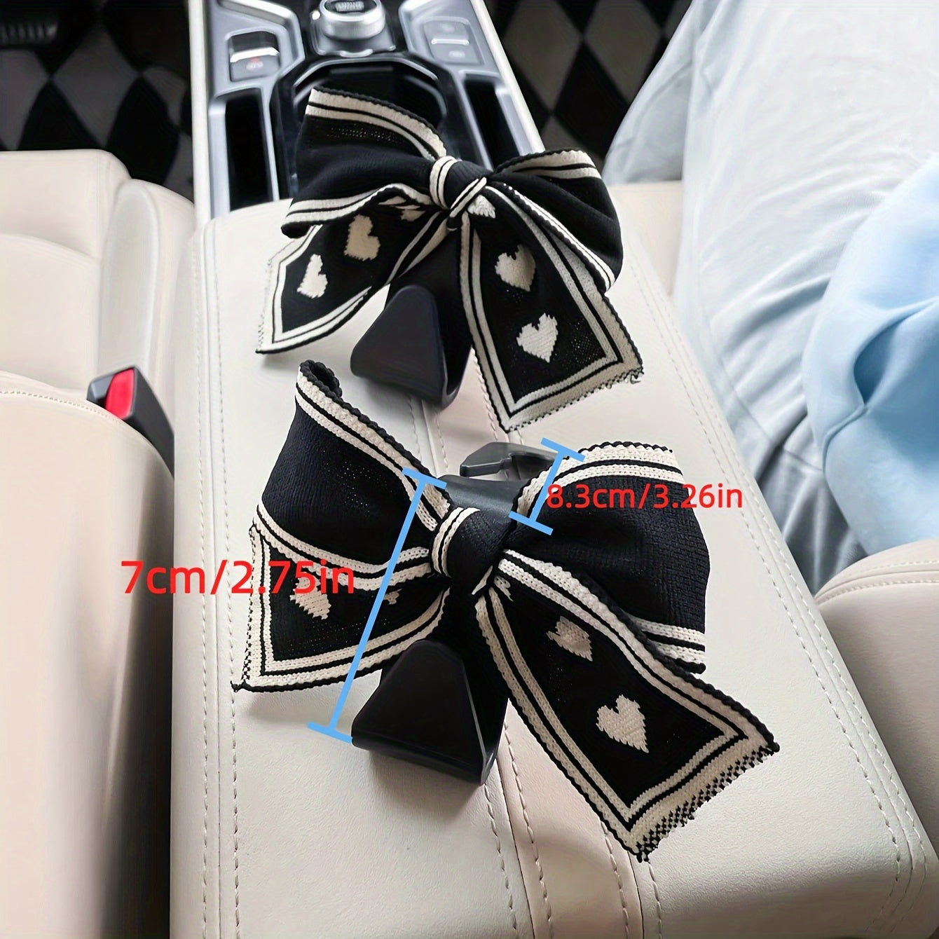 2Pcs Car Seat Hooks ABS Resin Storage for Umbrellas Bags Auto Interior Accessories