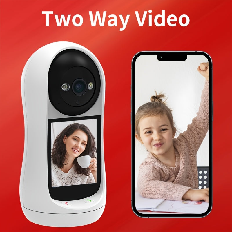 Wireless 1080p HD Video Surveillance Camera with Two-Way Audio Wi-Fi USB Powered