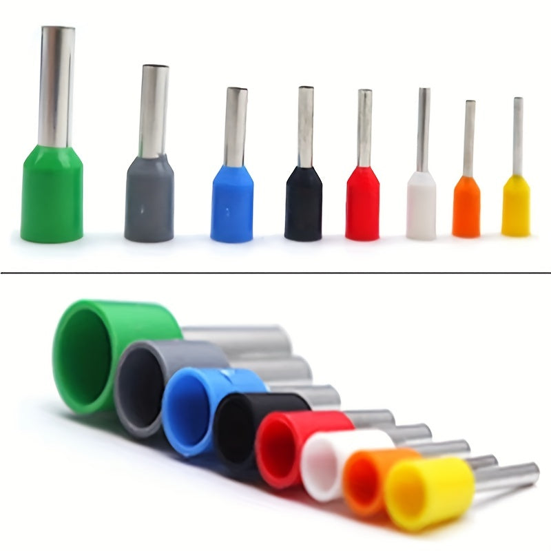 400 шт. D-FLIFE изолированные обжимные клеммы: трубчатые соединители проводов, термоусаживаемые, алюминий с оловянными медными концами для 10-22 AWG, D-FLIFE