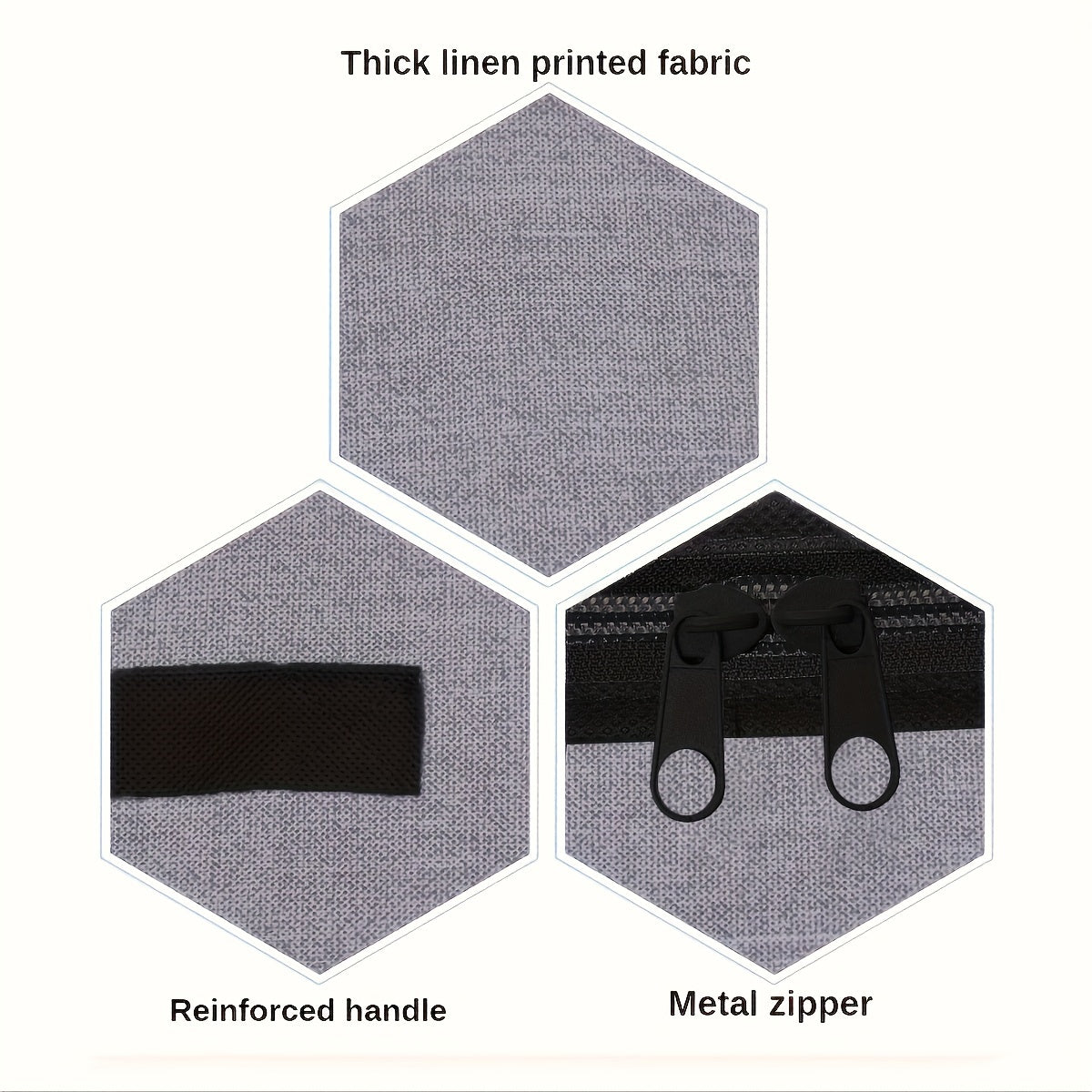 Collapsible Quilt Storage Bag Moisture-Proof Dust-Proof Organizer for Holiday Use