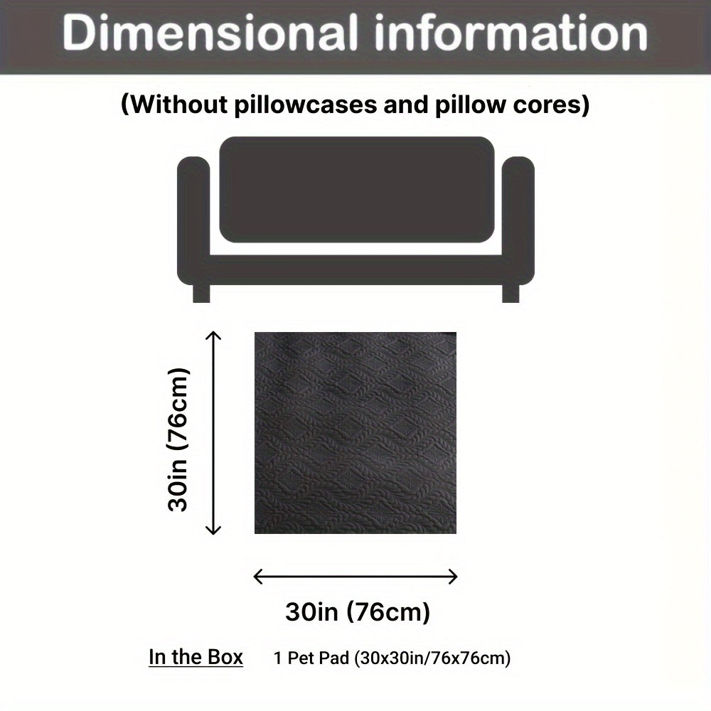 Waterproof Pet Bed Cover for Dogs and Cats in Red Dark Blue Black Sofa Protector Mat