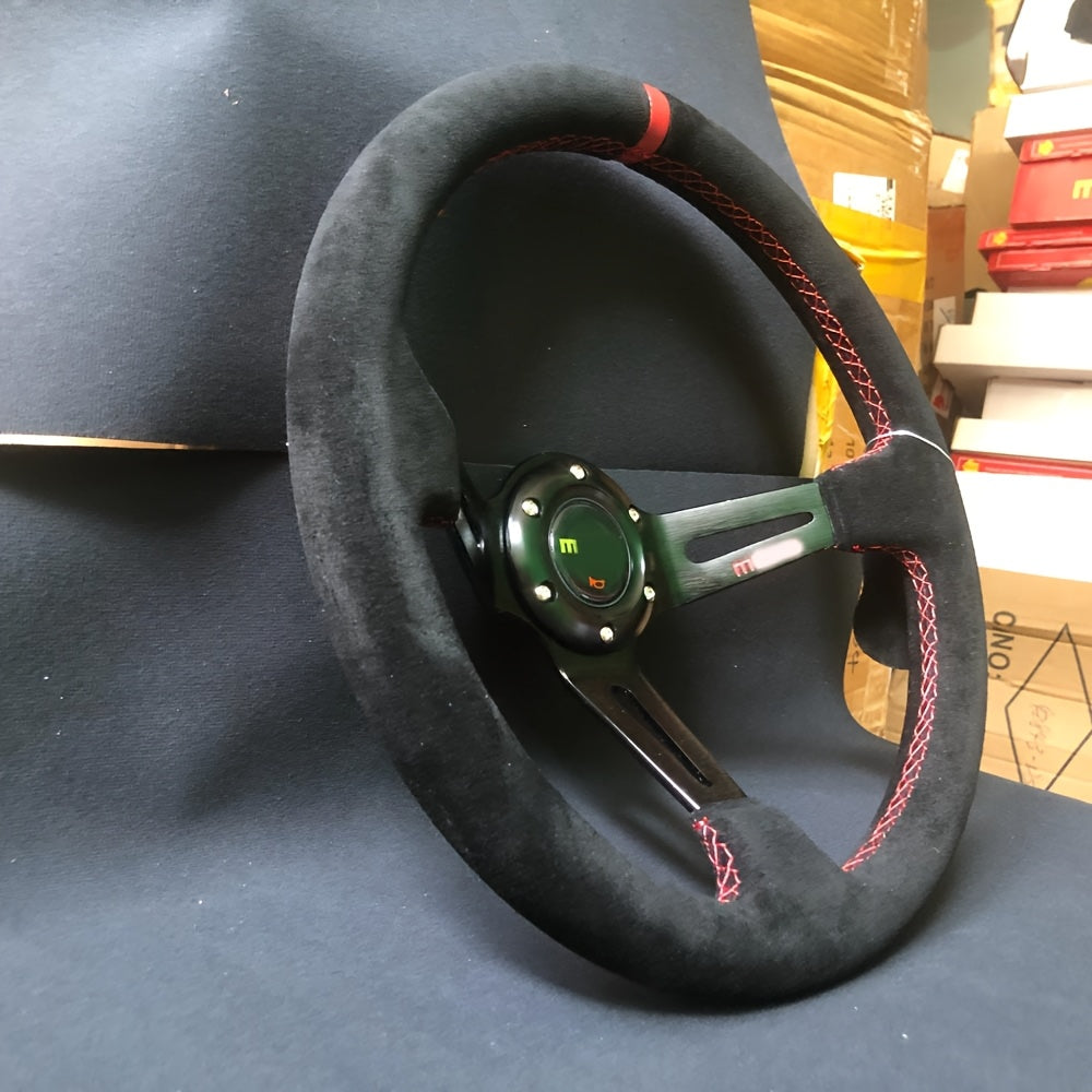 Racing Steering Wheel 14 Inch Non-Slip Grip for Drifting and Gaming