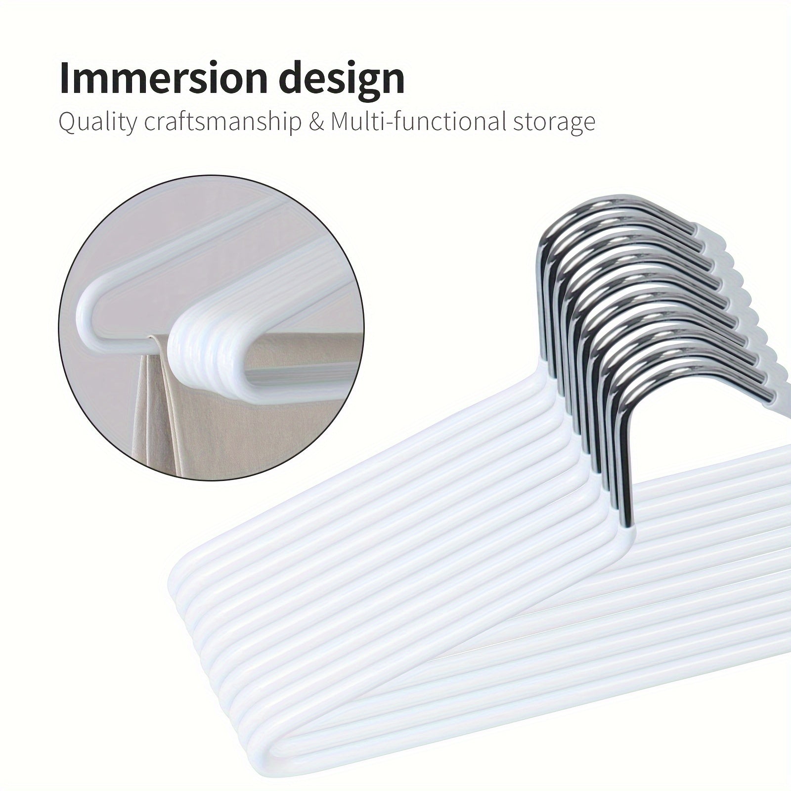 Perchas abiertas para pantalones para almacenamiento de ropa