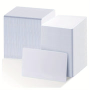 Premium White PVC Cards 30 Mil for ID Badge Printers Glossy Blank CR80