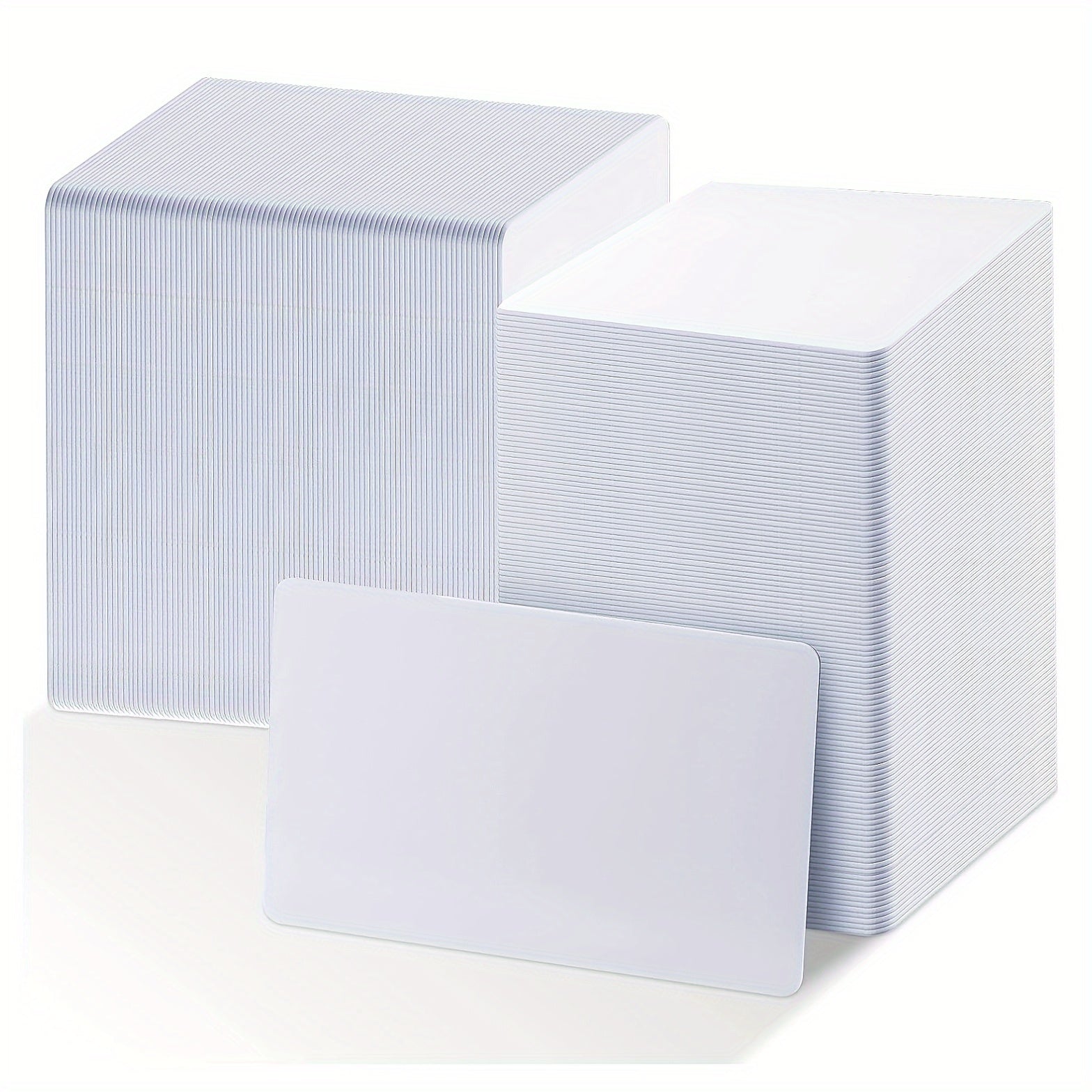 Premium White PVC Cards 30 Mil for ID Badge Printers Glossy Blank CR80