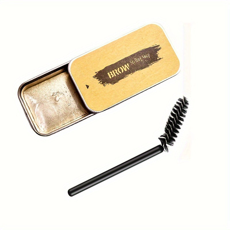 Gel de cera para definir cejas a prueba de agua - 16g, de larga duración, cepillo aplicador