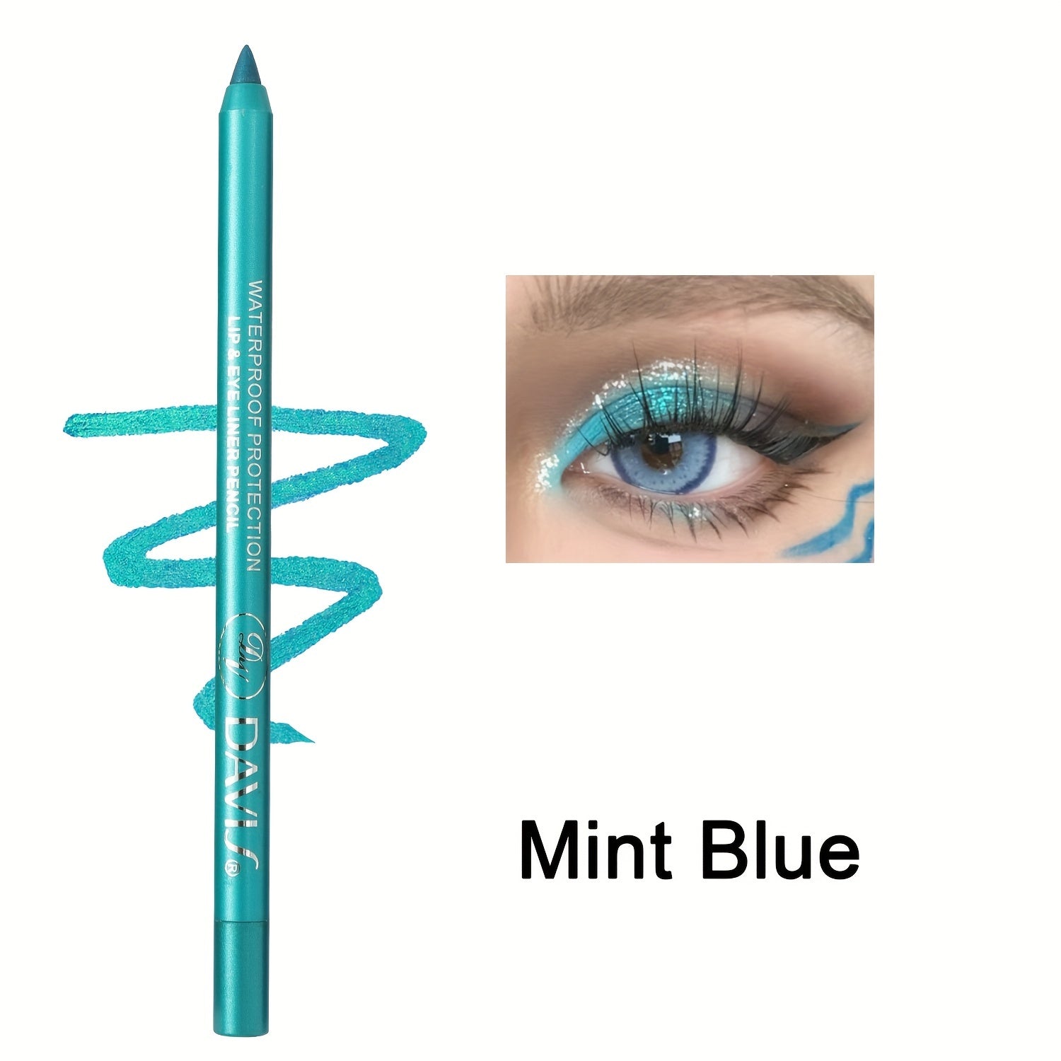 Waterproof Eyeliner Pencil Long-Lasting Bold Eye Makeup in Various Shades