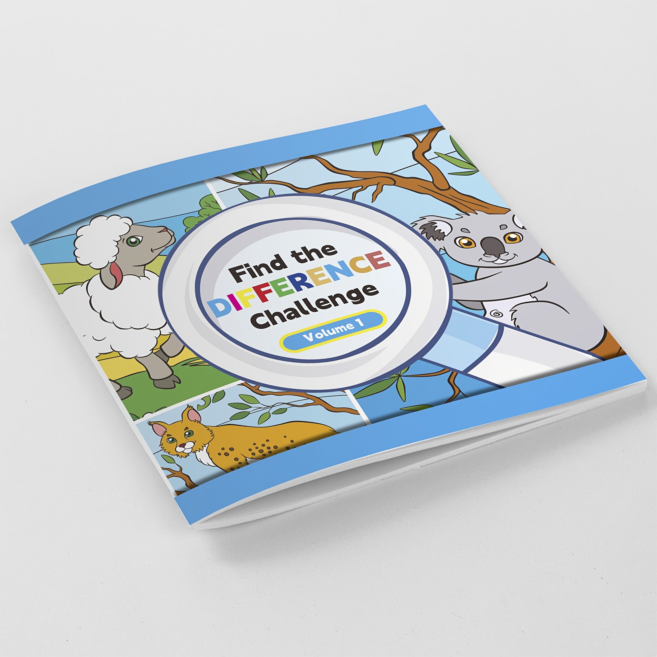 Children's Educational Book Spot The Differences Concentration Attention to Detail Early Learning