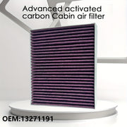 Activated Carbon Cabin Air Filter Carbon Fiber For Car Air Purifier Replacement