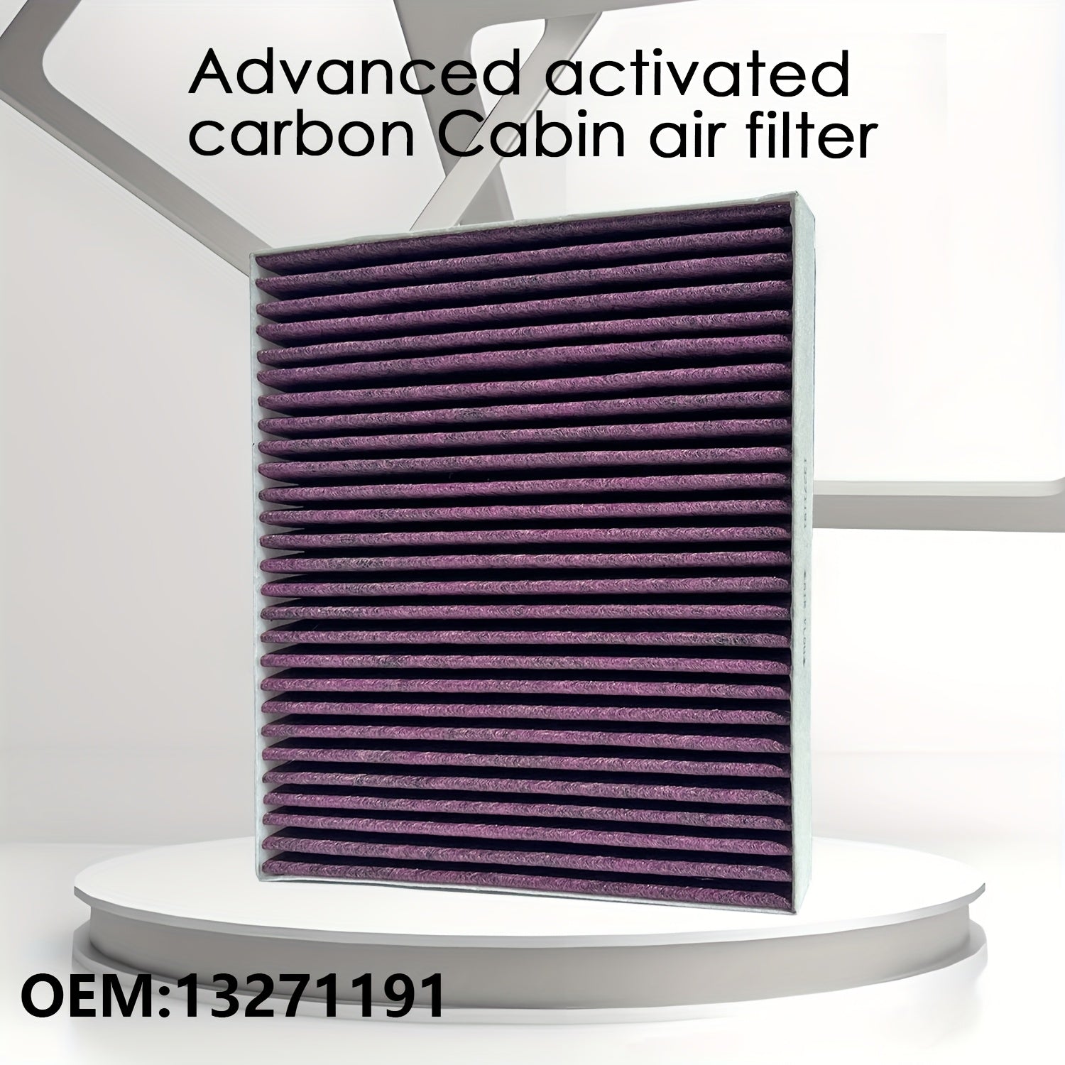 Activated Carbon Cabin Air Filter Carbon Fiber For Car Air Purifier Replacement