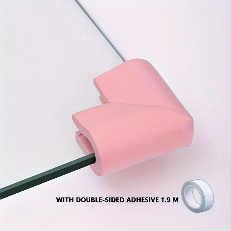 Set of 10 Soft Anti-Bump Glass Table Corner Protectors for Child Safety