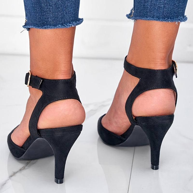 Women's Fashion High Heels Leather Pumps for Dressy Occasions