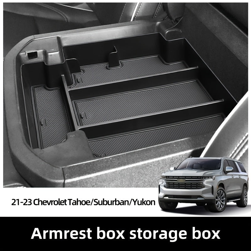 Center Console Storage Tray for SUV Armrest Organizer Internal Accessories