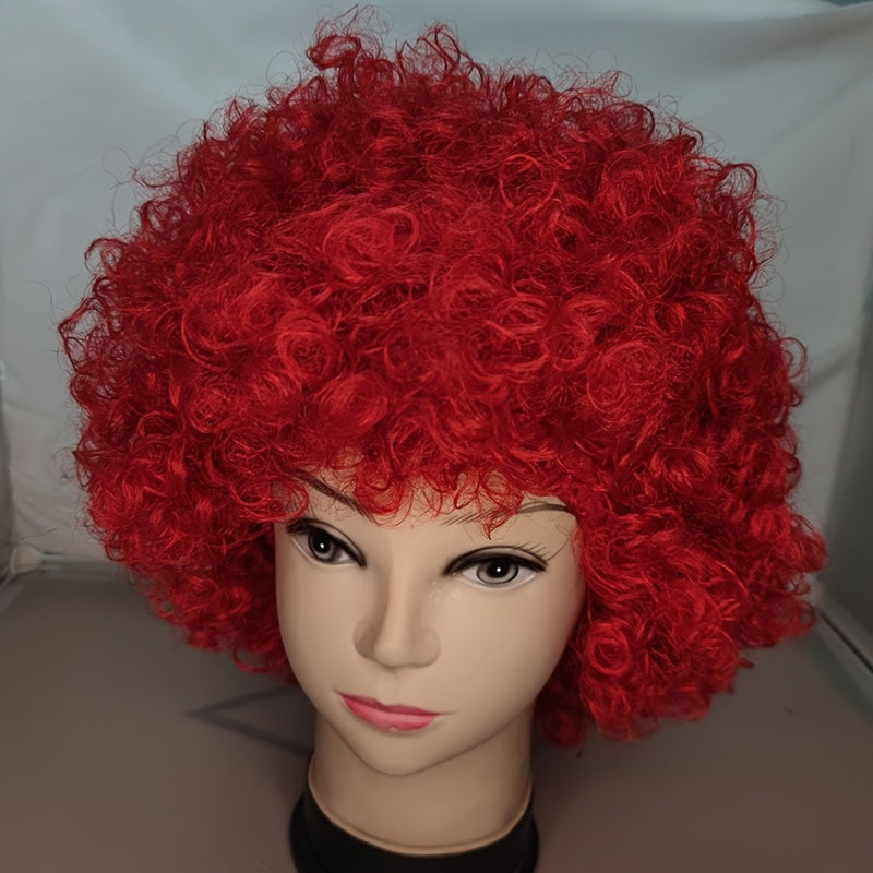 Short Straight Wig for Cosplay and Halloween Synthetic Hair Easy Wear