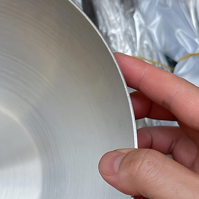 Stainless Steel Wok for Stir-Frying and Cooking Eggs, Durable Kitchen Essential