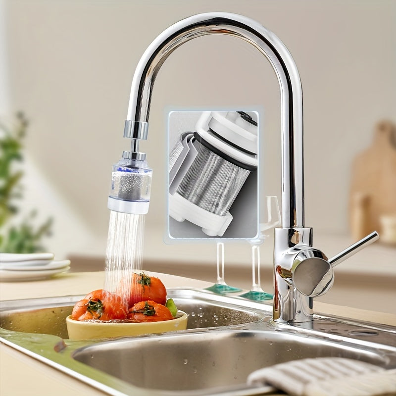 Stainless Steel Mesh Faucet Filter with Large Angle and Reusable 316 Stainless Steel Screen