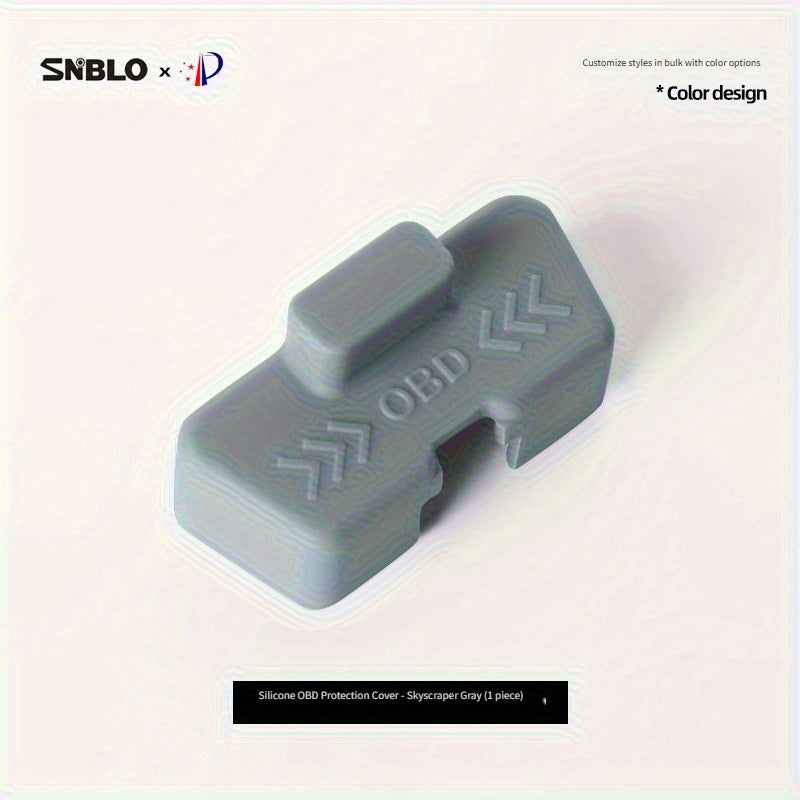 Cubierta de puerto OBD de silicona impermeable, a prueba de óxido, accesorio para el interior del vehículo