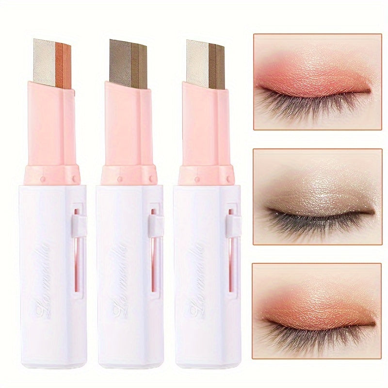 Women's Pearly Highlighter Eyeshadow Stick Waterproof Glitter Eyeliner Makeup