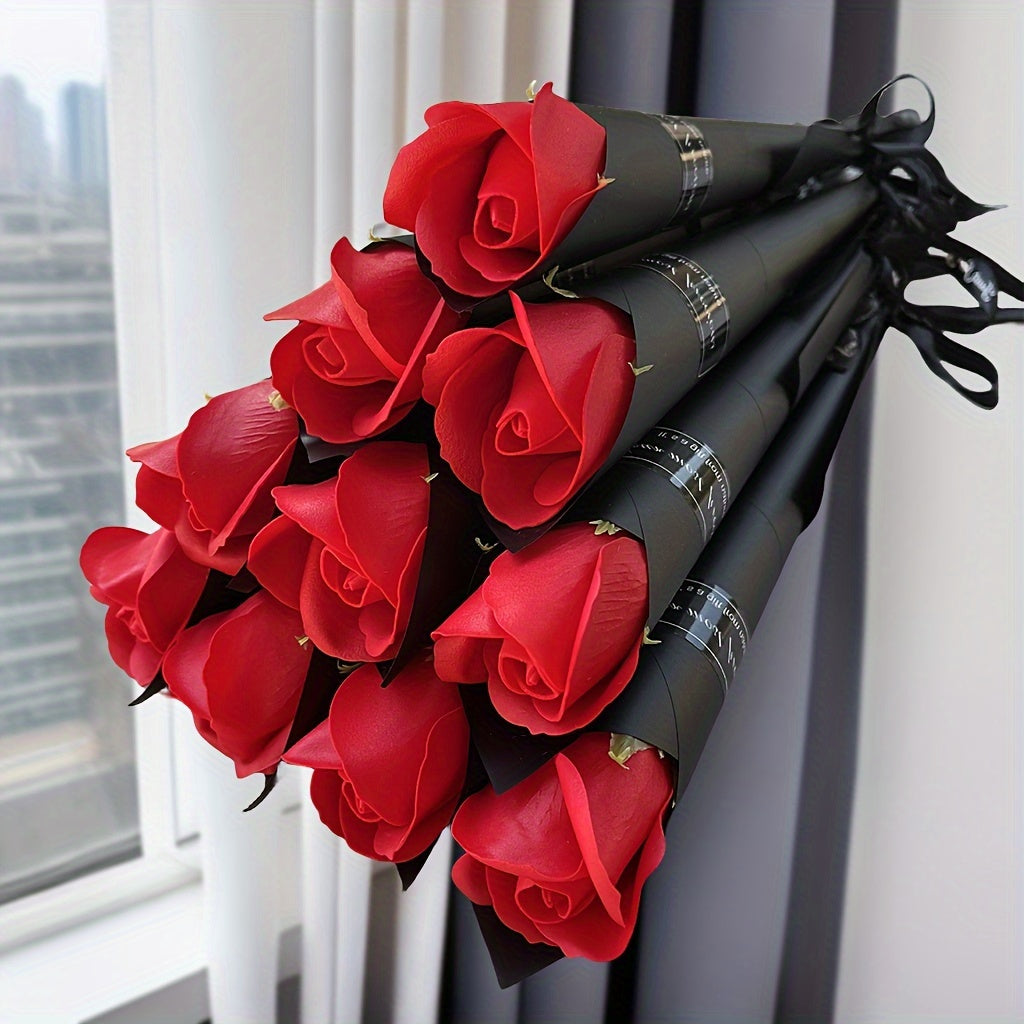 Artificial Rose Bouquet for Home Decor and Gifts Valentine's Day Mother's Day Birthday