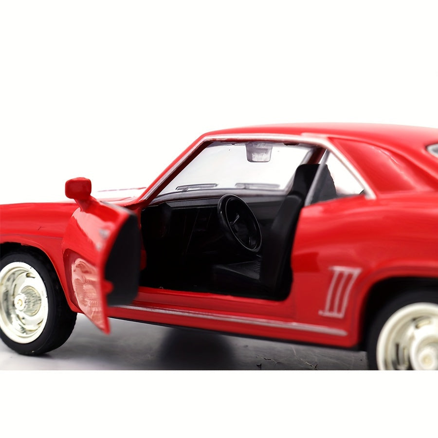 Coche de aleación para niños, modelo retro, coche deportivo, colección de juguetes, regalo