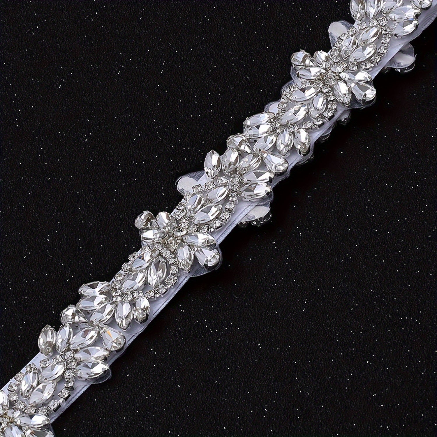 Handcrafted Rhinestone Bridal Sash Wedding Accessories Elegant Women's Fashion