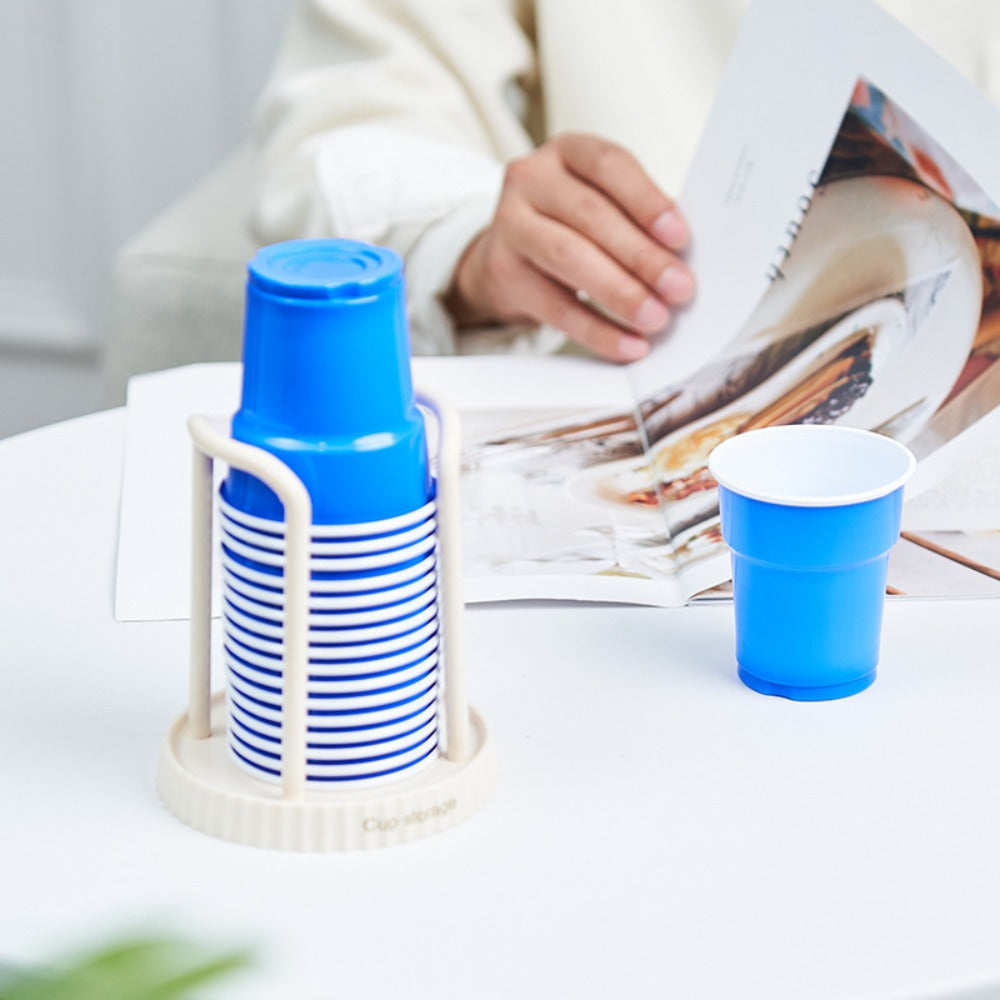 Disposable Plastic Cup Holder Organizer for Home Office Bathroom Coffee Shop in Various Colors