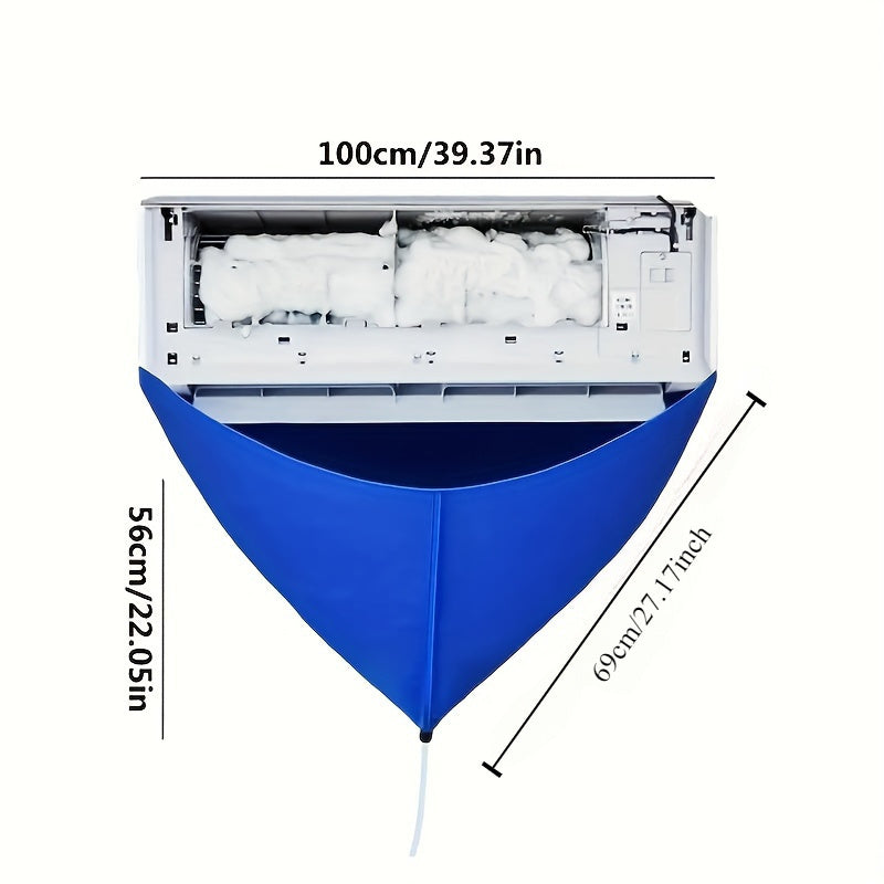 Polyester Air Conditioner Cleaning Kit Waterproof Cover 2.4m Water Pipe Mini Clean Bag Home Use