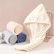 Soft Polyester Hair Towel Pack for Quick Drying and Gentle Use