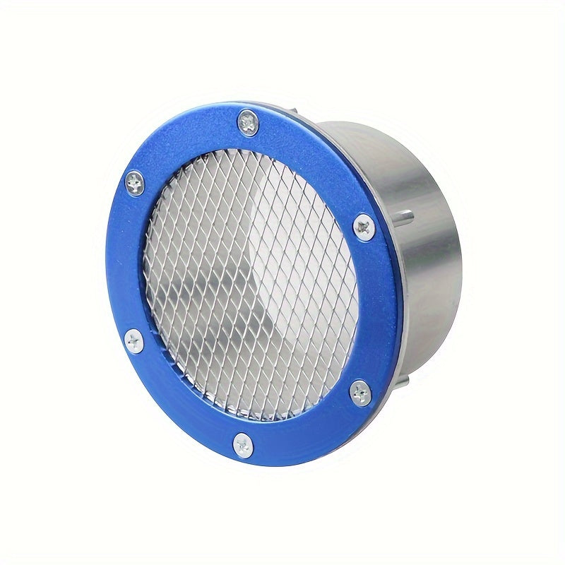 Universal avtomobil poyga havo kanali quvuri grill bumper vent alüminium qoplama 76MM