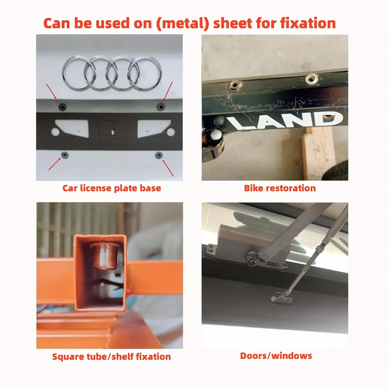 Ручной набор инструментов для заклепочных гайок для тонкой листовой металлоконструкции, электрическая заклепочная пушка DIY