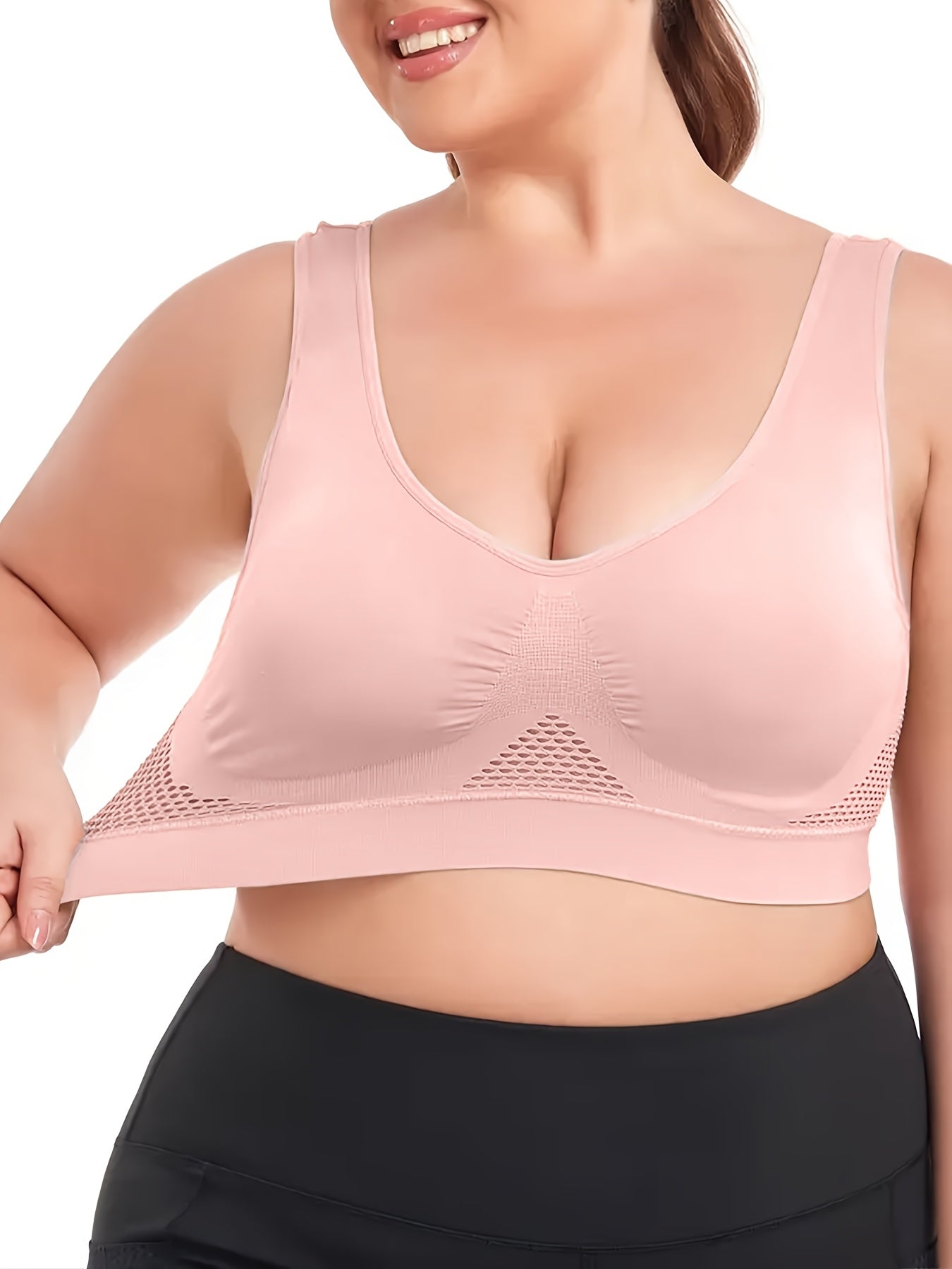 Women's Sports Bra Set 7Pcs Mesh Breathable High Support for Yoga Running