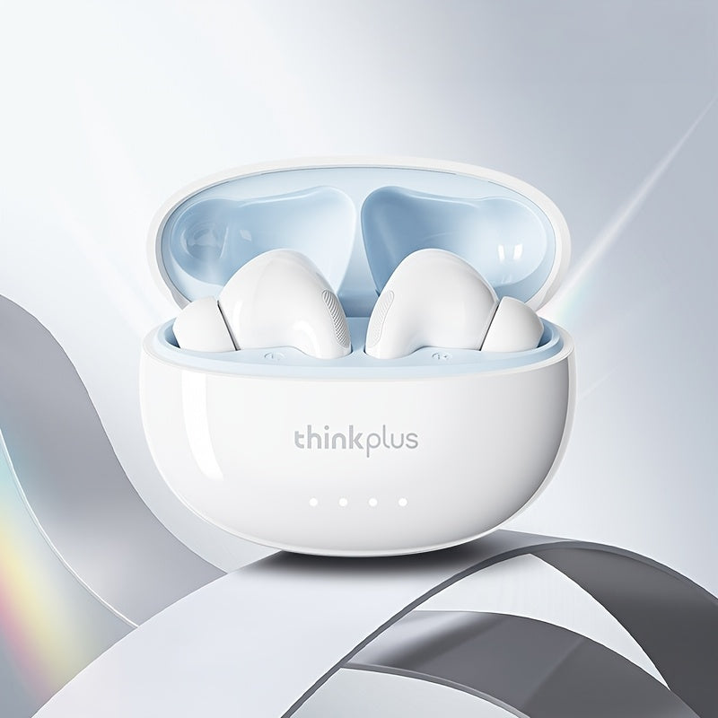 Наушники Lenovo ThinkPlus Hifi Panoramic Stereo предлагают кристально чистый звук, эргономичный дизайн, длительное время работы от батареи, продвинутую систему шумоподавления, чехол с быстрой зарядкой USB-C и беспроводной звук.