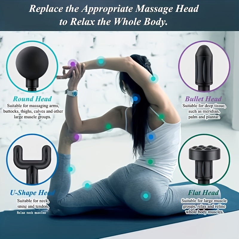 Deep Tissue Massager with LCD Screen Rechargeable Lithium Battery Gift for Father's Day or Mother's Day