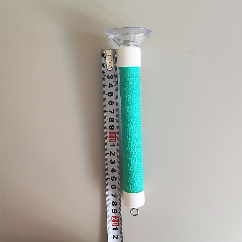 Rang-barang parrot qush uchun tishli va almashtiriladigan bandaj bilan suzuvchi shisha asos