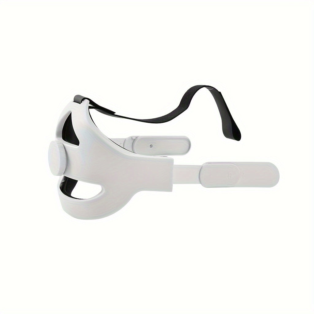 Ergonomic VR Head Strap for Quest 2 Adjustable Support Foam Cushion Durable ABS