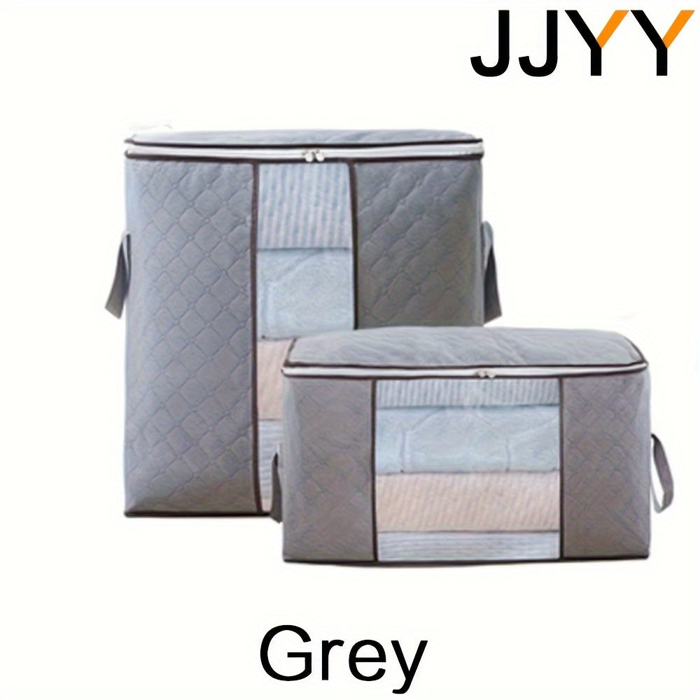 Caja de almacenamiento de gran capacidad de fibra no tejida para ropa, ropa de cama, toallas, plegable, duradera