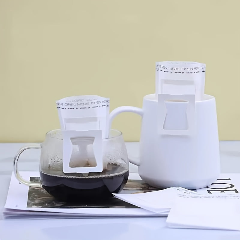 Disposable Coffee Filters 25/50/100pcs 7.5cm x 9cm Single Serve Paper Bags