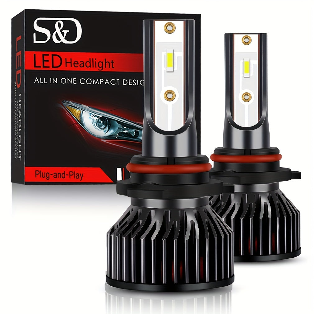 Bombilla de faro LED H4 H7 H11 9005 9006 6000K 60000LM 100W para coche