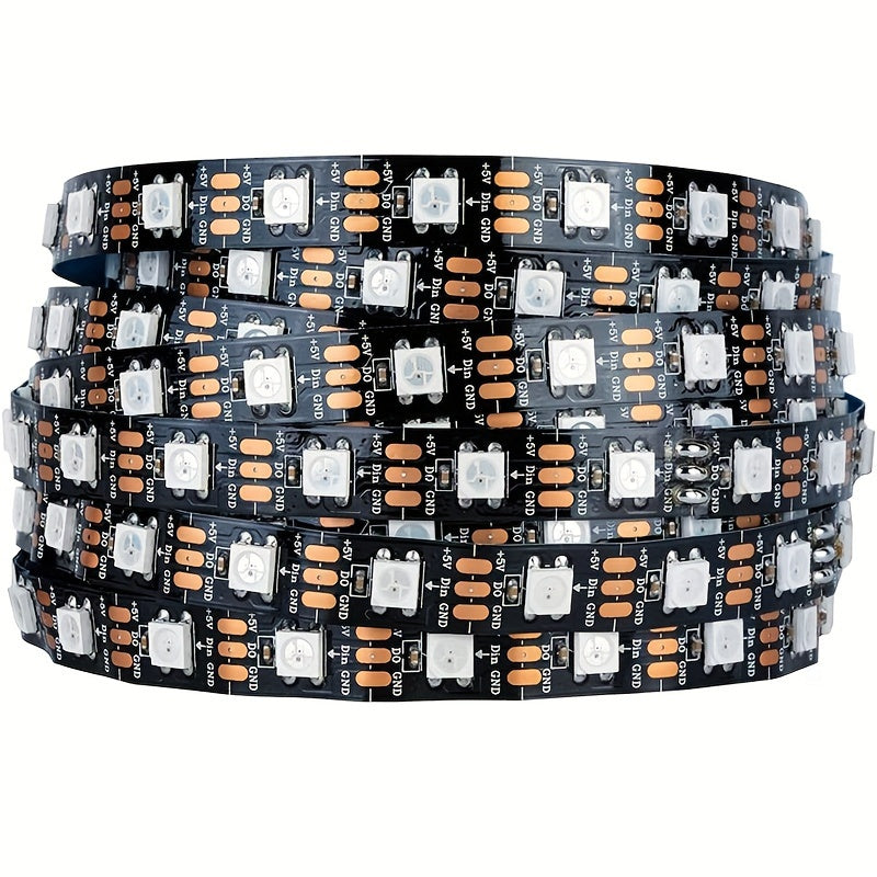 5M RGB LED Strip Lights with Motion Sensor Music Sync for TV Bedroom Gaming