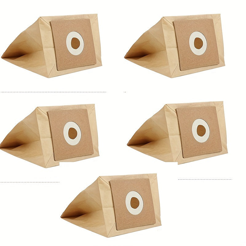 5 Pack Dust Bags for Vacuum Cleaners Compatible with QW12T-607 ZW1000-3 Black