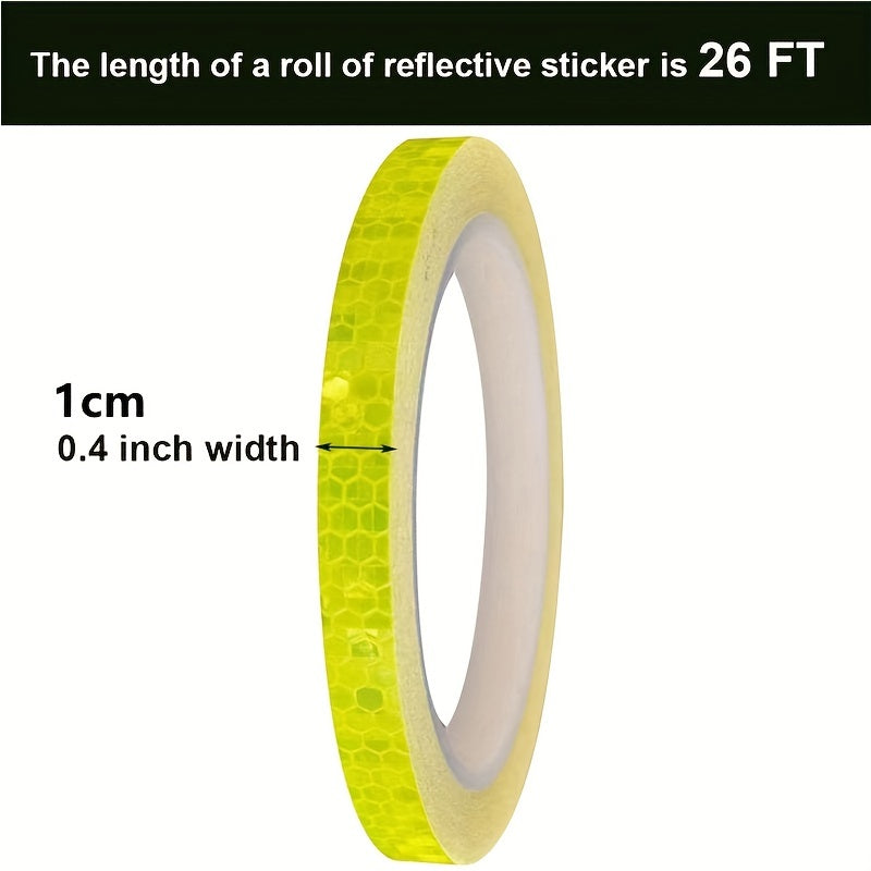Reflective PVC Tape for Bicycles and Motorcycles Waterproof Self-Adhesive Safety Sticker