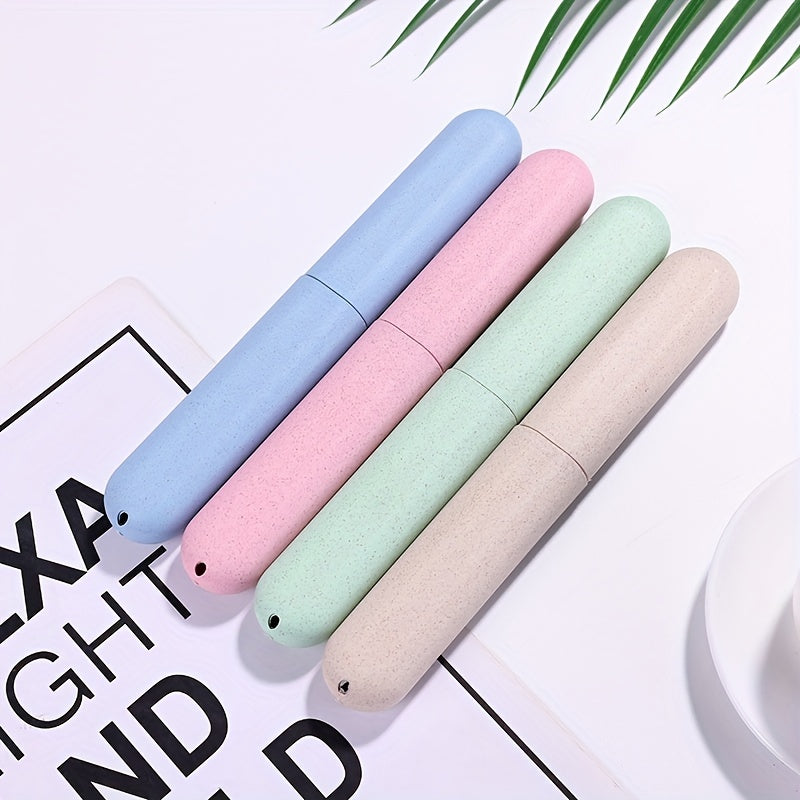 Portable Toothbrush Case for Travel Dust-Proof Compact Bathroom Storage