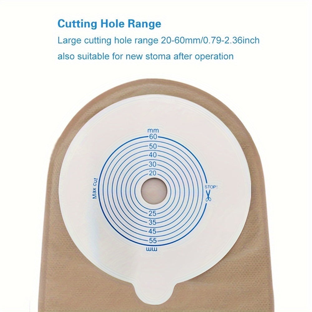 20pcs Portable High Barrier Material Colostomy Bags for Waste Management