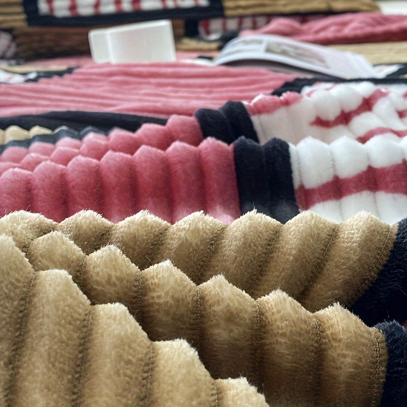 Manta de cuadros para sofá y uso en el hogar, manta multifunción, suave y cálida