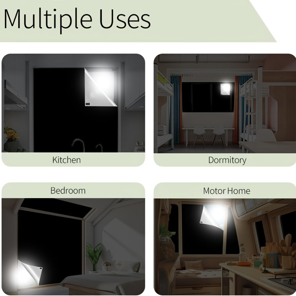 Blackout Curtains for Bedrooms and Dorm Rooms, Portable Sunblock Window Shades